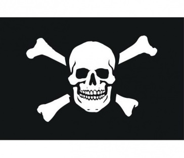 Флаг Веселый Роджер, 30х40 см (10243458)